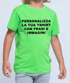 T-shirt personalizzata Bambino/a 100% cotone T-shirt Bambino/a 100% cotone CreativaNdo - Milazzo, Commerciovirtuoso.it