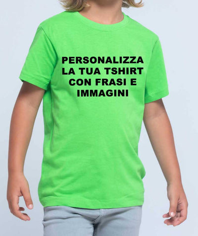 T-shirt personalizzata Bambino/a 100% cotone T-shirt Bambino/a 100% cotone CreativaNdo - Milazzo, Commerciovirtuoso.it
