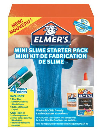 Starter Kit Slime 2 - Elmer's Cancelleria e prodotti per ufficio/Archivio ufficio e accessori per scrivania/Nastri colle elastici e graffette/Adesivi e colle/Adesivi spray Eurocartuccia - Pavullo, Commerciovirtuoso.it