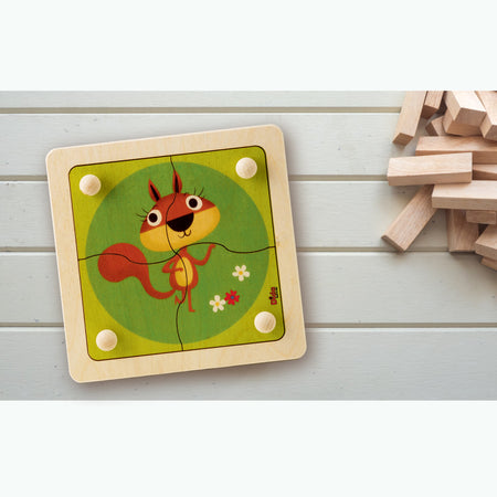 Puzzle Scoiattolo in Legno Gioco per Bambini Giochi e giocattoli/Puzzle/Puzzle di legno Dida - Ragusa, Commerciovirtuoso.it