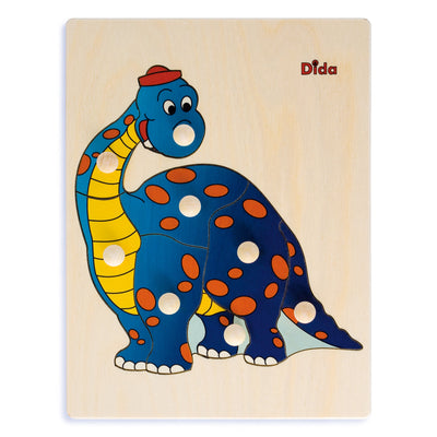Puzzle Dinosauro in Legno Gioco per Bambini Giochi e giocattoli/Puzzle/Puzzle di legno Dida - Ragusa, Commerciovirtuoso.it