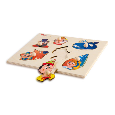 Puzzle A Incastri - Pinocchio in Legno Gioco per Bambini Giochi e giocattoli/Puzzle/Puzzle di legno Dida - Ragusa, Commerciovirtuoso.it