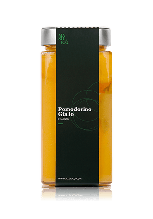 Pomodorino giallo in acqua 580 g 100% Made in italy Masilicò