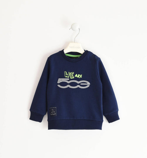 Completo Bimbo Felpa Girocollo 100% Cotone Organico Sarabanda Interpreta Nuova 500 + Pantalone in Felpa Stretch Micro Fantasia per Bambino Sarabanda 03134 03150 Moda/Prima infanzia/Abbigliamento/Bambino 0-24/Completini e coordinati/Completi due pezzi con pantalone Sanitaria Gioia del Bimbo - Villa San Giovanni, Commerciovirtuoso.it