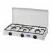 Fornello a gas da campeggio 3 fuochi Parker fiamma regolabile Made in Italy Sport e tempo libero/Attività ricreative all'aperto/Camping e outdoor/Cucine e accessori da campeggio/Fornelli La Zappa - Altamura, Commerciovirtuoso.it