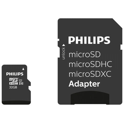 Philips - Micro SDHC Card - 32 GB - classe 10 - adattatore incluso Elettronica/Informatica/Dispositivi archiviazione dati/Dispositivi archiviazione dati esterni/Schede di memoria/Schede Multimedia Eurocartuccia - Pavullo, Commerciovirtuoso.it