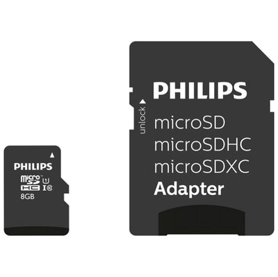Philips - Micro SDHC Card - 8 GB - classe 10 - adattatore incluso Elettronica/Informatica/Dispositivi archiviazione dati/Dispositivi archiviazione dati esterni/Schede di memoria/Schede Multimedia Eurocartuccia - Pavullo, Commerciovirtuoso.it