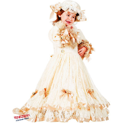 Costume carnevale principessa sissi da 7 a 10 anni - veneziano 8915