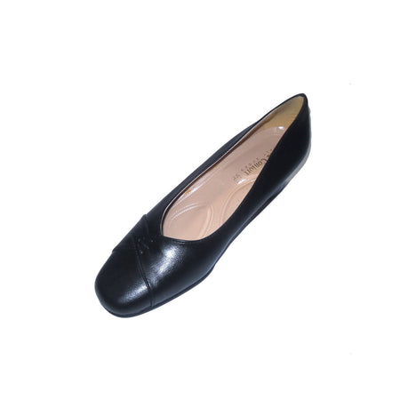 Calzature donna nere Scarpa classica per signora in pelle Scarpe eleganti Made in Italy calzature donna L'Orchidea - Siderno, Commerciovirtuoso.it