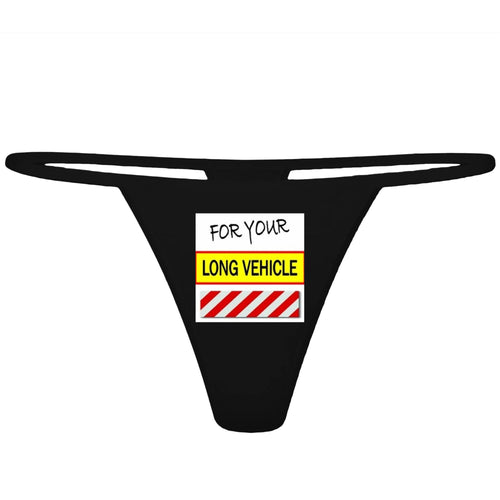Perizoma Nero Umoristico For Your Long Vehicle idea regalo divertente addio al nubilato Salute e cura della persona/Erotismo e contraccezione/Abbigliamento erotico/Donna/Slip e perizomi Kondorama - Martinsicuro, Commerciovirtuoso.it