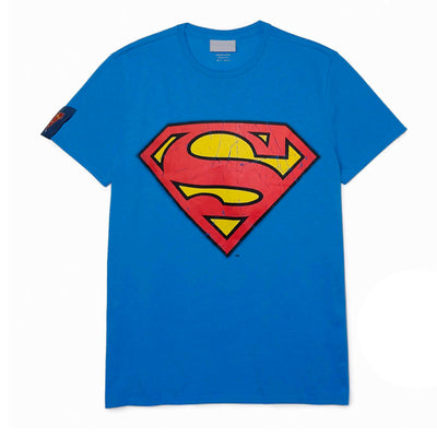 Superman T-shirt Uomo Stampata Maglia Superman Azzurra S Stampata Maglietta Mezze Maniche SUPERRMAN Sport e tempo libero/Fan Shop/Abbigliamento/T-Shirt Il Distintivo - Pesaro, Commerciovirtuoso.it