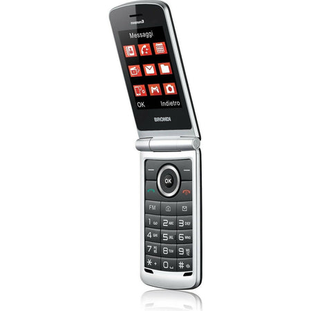 Telefono Cellulare Brondi Magnum 3 Bianco Doppia Sim Telefono per Anziani a  Conchiglia 3g Con Tasti Grandi [RIGENERATO] - commercioVirtuoso.it