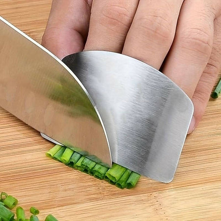 Protezione per le dita in acciaio inossidabile riutilizzabile da cucina protezione affidabile per tagli sicuri