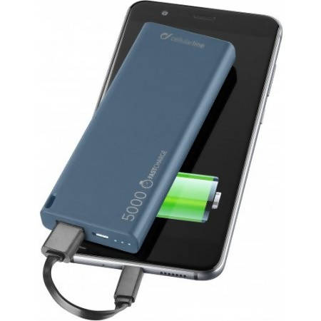 Cellularline Free Power Slim 5000 Batteria Esterna Blu Powerbank Portatile per  Cellulari E Smartphone - commercioVirtuoso.it