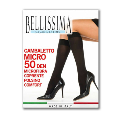 3 Paia Gambaletto Micro BELLISSIMA 50 Den in Microfibra Coprente Comfort Gambaletto Donna ADAMO INTIMO e CASA - Bagheria, Commerciovirtuoso.it