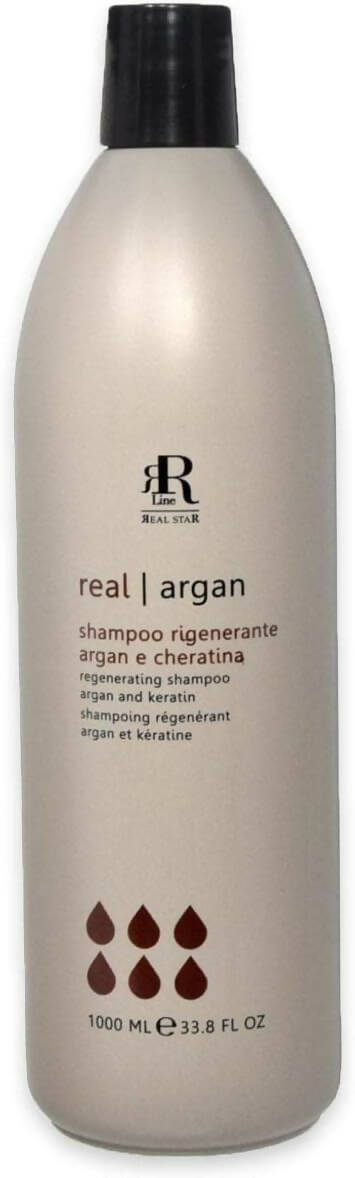 R Line Real Star Argan Star Shampoo Rigenerante Argan E Cheratina 1000 Ml.