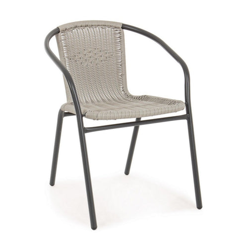 Sedia Ripley Cloud con braccioli, struttura in acciaio per esterno, impilabile Giardino e giardinaggio/Arredamento da giardino e accessori/Sedie/Sedie per tavolo da giardino Decor Space - Altamura, Commerciovirtuoso.it