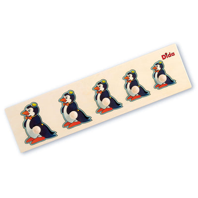 Seriazione Pinguino Gioco D'apprendimento in Legno per Bambini Giochi e giocattoli/Puzzle/Puzzle di legno Dida - Ragusa, Commerciovirtuoso.it