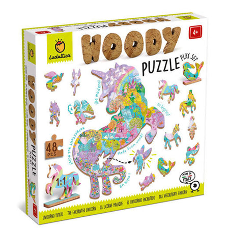 Woody Puzzle Unicorni Animali Del Mondo Puzzle Gioco Per Bambini 2-4 Anni Puzzle 48 Pezzi Giochi e giocattoli/Puzzle/Puzzle classici Cartolibreria La Fenice - Spadafora, Commerciovirtuoso.it