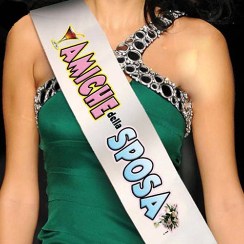 Fascia Amiche della sposa Addio Al Celibato Fascia divertente per festa di addio al nubilato Salute e cura della persona/Erotismo e contraccezione/Sex toys/Gadget per addio al nubilato e al celibato Kondorama - Martinsicuro, Commerciovirtuoso.it