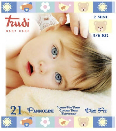 TRUDI Pannolini Dry Fit Baby Care Pannolini Morbidi Per Bamnini Pannolini Sanitaria Gioia del Bimbo - Villa San Giovanni, Commerciovirtuoso.it