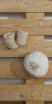 Set cappellino e scarpette neonato in ciniglia – gary 7211