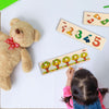 Seriazione Numeri Gioco D'apprendimento in Legno per Bambini Giochi e giocattoli/Puzzle/Puzzle di legno Dida - Ragusa, Commerciovirtuoso.it