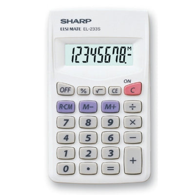 Sharp - Calcolatrice - tascabile - EL233SB Cancelleria e prodotti per ufficio/Elettronica per ufficio/Calcolatrici/Semplici Eurocartuccia - Pavullo, Commerciovirtuoso.it