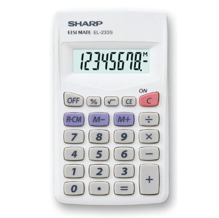 Sharp - Calcolatrice - tascabile - EL233SB Cancelleria e prodotti per ufficio/Elettronica per ufficio/Calcolatrici/Semplici Eurocartuccia - Pavullo, Commerciovirtuoso.it