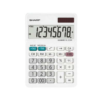 Sharp - calcolatrice - da tavolo EL310WB Cancelleria e prodotti per ufficio/Elettronica per ufficio/Calcolatrici/Finanziarie Eurocartuccia - Pavullo, Commerciovirtuoso.it