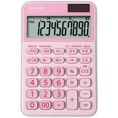 Calcolatrice da tavolo EL M335 - 10 cifre - rosa - Sharp - ELM335 BPK Cancelleria e prodotti per ufficio/Elettronica per ufficio/Calcolatrici/Finanziarie Eurocartuccia - Pavullo, Commerciovirtuoso.it