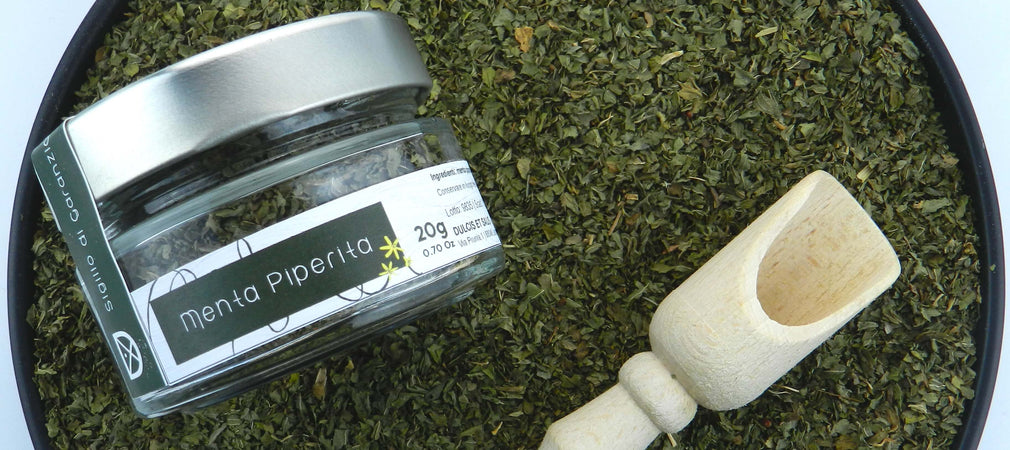 Menta Piperita 20 g Alimentari e cura della casa/Erbe aromatiche e spezie/Sale e sostituti del sale/Sale aromatizzato/Menta DulcisETSalis - Lamezia Terme, Commerciovirtuoso.it