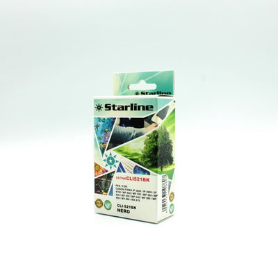 Starline - Cartuccia ink - per Canon - Nero - CLI521 BK - 9ml Elettronica/Informatica/Stampanti e accessori/Accessori per stampanti a inchiostro e laser/Cartucce d'inchiostro Eurocartuccia - Pavullo, Commerciovirtuoso.it
