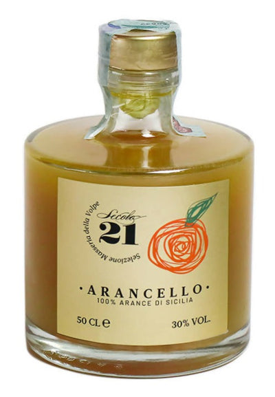 Liquore Arancello 0,5 lt liquore alle arance per infusione di scorze di arance con oli essenziali 500ml in vetro digestivo alle arance senza conservanti Liquori Azienda Agricola Secolo21 - Noto, Commerciovirtuoso.it