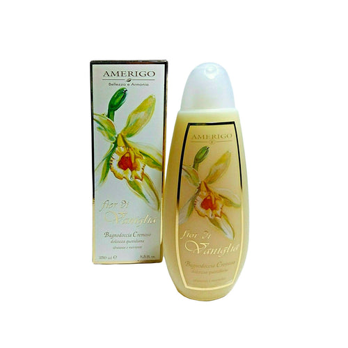 Bagno doccia 400 ml Bagno schiuma alla Vaniglia Sapone per il Corpo Amerigo Linea Fior di Vaniglia Bagno schiuma Sapone per il Corpo Bagno doccia Tiziana non solo gioielli - Civitanova Marche, Commerciovirtuoso.it