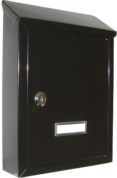 Alubox Cassetta Postale 21.01x5.99x30 c Serie Prima Colore Nera Fissaggio a  Parete Cassetta Postale Verticale Da Esterno Con Serratura Ufficio, Nera 