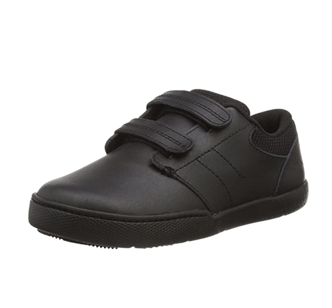 Sneakers Bimbo Nere Pelle Scarpe Crocs Uniform Shoe Ginnastica Unisex  Bambini Lacci con Strappo Suola in Gomma - commercioVirtuoso.it