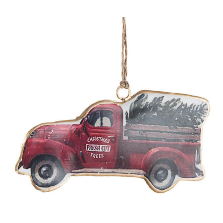 Pendaglio Pick Up "Ralph" natalizio Rosso per Albero di Natale h 7,5 cm Casa e cucina/Decorazioni per interni/Addobbi e decorazioni per ricorrenze/Decorazioni natalizie/Addobbi e decorazioni/Palle e palline MagiediNatale.it - Altamura, Commerciovirtuoso.it