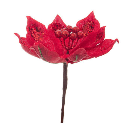 Ramo decorativo "Lillie" Magnolia color Rosso Ø 10 x h 25 cm Casa e cucina/Decorazioni per interni/Addobbi e decorazioni per ricorrenze/Decorazioni natalizie/Ghirlande e corone MagiediNatale.it - Altamura, Commerciovirtuoso.it