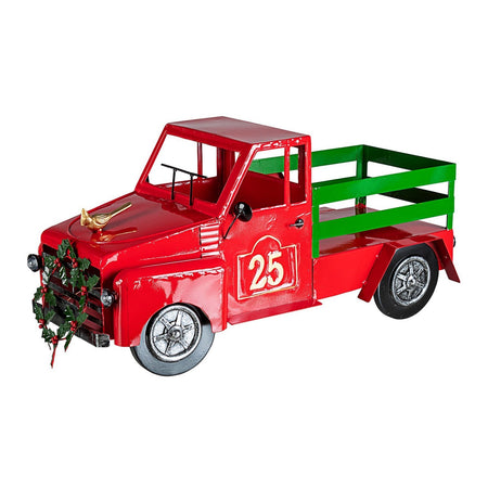 Camion "Jocose" Rosso con portapacchi Verde decorazione natalizia h 30 cm Casa e cucina/Decorazioni per interni/Addobbi e decorazioni per ricorrenze/Decorazioni natalizie/Schiaccianoci MagiediNatale.it - Altamura, Commerciovirtuoso.it