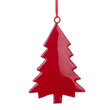 Pendaglio Pino "Shyla" natalizio Rosso per Albero di Natale h 13 cm Casa e cucina/Decorazioni per interni/Addobbi e decorazioni per ricorrenze/Decorazioni natalizie/Addobbi e decorazioni/Palle e palline MagiediNatale.it - Altamura, Commerciovirtuoso.it
