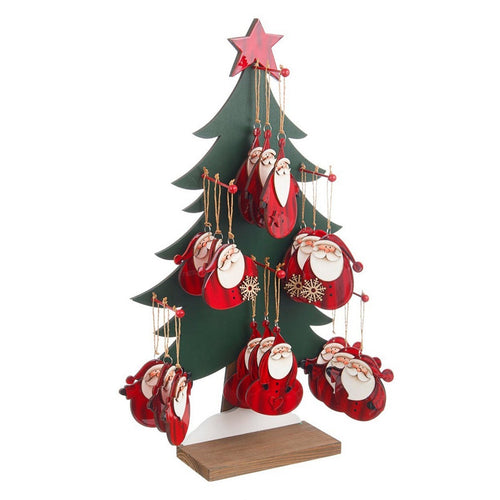 Pendaglio Babbo Natale Gregory per Albero di Natale addobbo Natalizio h 13 cm Casa e cucina/Decorazioni per interni/Addobbi e decorazioni per ricorrenze/Decorazioni natalizie/Addobbi e decorazioni/Palle e palline MagiediNatale.it - Altamura, Commerciovirtuoso.it