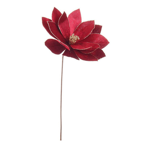 Ramo decorativo Calipso Poinsettia color Bordeaux Ø 34 x h 50 cm Casa e cucina/Decorazioni per interni/Addobbi e decorazioni per ricorrenze/Decorazioni natalizie/Ghirlande e corone MagiediNatale.it - Altamura, Commerciovirtuoso.it