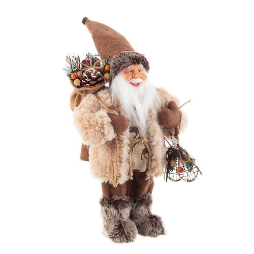 Pupazzo Babbo Natale con Pelliccia Alpino Decorazione Natalizia Marrone e Beige Casa e cucina/Decorazioni per interni/Addobbi e decorazioni per ricorrenze/Decorazioni natalizie/Schiaccianoci MagiediNatale.it - Altamura, Commerciovirtuoso.it