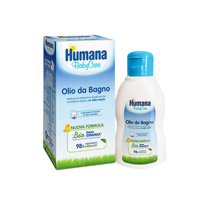 HUMANA BabyCare Olio da Bagno 98% di ingredienti naturali Humana Bio Idramilk 200ml Igiene Sanitaria Gioia del Bimbo - Villa San Giovanni, Commerciovirtuoso.it