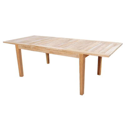 TOBI - tavolo in teak allungabile 150/210 x 90 Marrone