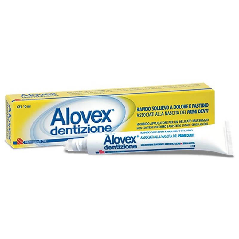 Alovex Dentizione Gel 10 Ml Gel Orale Bio-Aderente - commercioVirtuoso.it