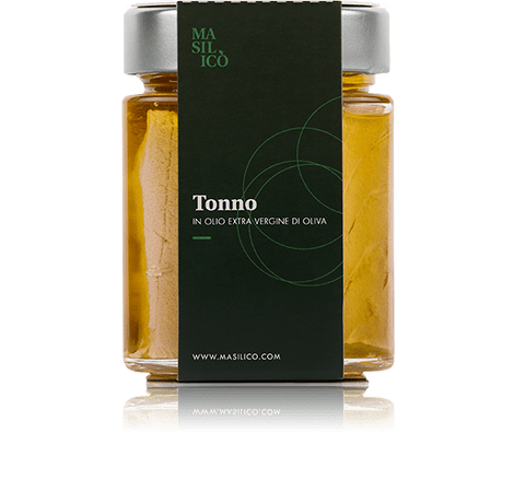 Tonno in olio extra vergine di oliva 300 g 100% Made in italy Masilicò