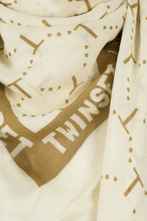 TWINSET | Kefia stampata con logo