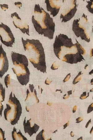 TWINSET | Sciarpa in tessuto con stampa leopardata